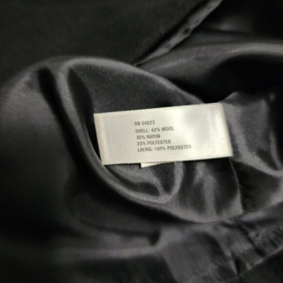 Gap Womens Wool Blend Mini Charcoal Gray & Black Low Rise Skirt Size 0 - Picture 5 of 6